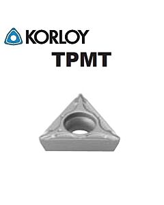 TPMT110304-VL CN2500, KORLOY, Tekinimo plokštelė KERMET atspari smūgiams ir vibracijoms