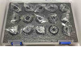 ER25, Cangių rinkinys, 2-16mm, 15vnt. Tolerancija 0,008mm